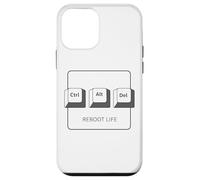 Ctrl Alt DELL Program Reboot Life - Teclado gráfico Ctrl Alt del Carcasa para iPhone 12 Mini