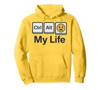 Ctrl Alt Mi Vida Divertido Nerd Meme Humor Sarcástico Sudadera con Capucha