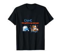 Ctrl+C Adulting Culpa Programador Humor Pixel Design Camiseta