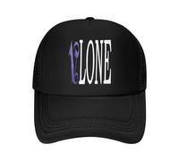 CTRLTSXUS Alone Text Edgy - Gorra de béisbol de Malla Inspirada, diseño EMO de diseño