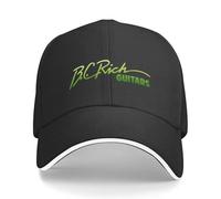 CTRLTSXUS B.C. Rich Guitars Gorra de béisbol Sombrero de Lujo con Moche de Espalda Anime Gorra de Invierno para Hombres Gorras de Hombre Hombres, Mujer