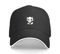 CTRLTSXUS Bubble Tea Time - Panda Bubble Tea Gorra de béisbol Gorras únicas Sombrero de Golf Vintage Hombre Sombrero de Playa para Hombres Mujeres