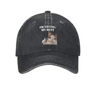 CTRLTSXUS Estoy Haciendo lo Mejor Que Puedo, Gorra Ligera de Golf Demin Crying Gorra de béisbol Femenina