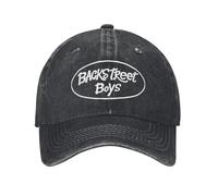 CTRLTSXUS Gorra de béisbol de Backstreet Boys BSB con el Logo en círculo, Banda Retro desgastada y desgastada, Gorra Snapback Unisex de Ajuste Exterior Ajustable Gorra