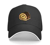 CTRLTSXUS Gorra de béisbol de Chocolate Swiss Roll Cake, Gorras Negras y Monas de Invierno para Hombre, Gorra de Golf, Ropa de Golf Femenina, Ropa de Golf para Hombres