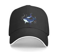 CTRLTSXUS Gorra de béisbol Whale Under The Sea Sombrero Personalizado Gorra Divertida de Moda Gorra Snapback Hombre