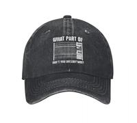 CTRLTSXUS Gráfico de Mezclador Limitado ¿qué Parte de ¿No entiendes Demin Gorra Aventuras al Aire Libre Gorras Mujeres Gorras de béisbol Hombres