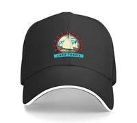 CTRLTSXUS Lake Travis Vintage Style Decal Design Gorra de béisbol Gorra de Camionero Gorras graciosas de diseñador Gorras de Streetwear Mujeres Masculinas