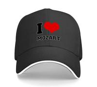 CTRLTSXUS Me Encanta la Gorra de béisbol de Mozart, Gorra de Camionero, Gorra de Golf, Gorra de Caballo, casca Snapback para Mujeres, Hombres