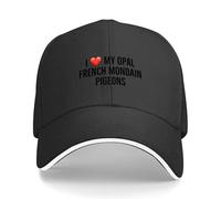 CTRLTSXUS Me encantan mis Palomas mondain francesas de ópalo Gorra de béisbol Gorra de Pesca Gorra de Camionero Gorra de Navidad Dropshipping Mujer de Lujo Hombre