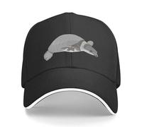 CTRLTSXUS Tortuga de río Mosca Gorra de béisbol Gorra de Camionero Gorra de béisbol Gorra de béisbol Sombrero de Wild Ball Hombre para el Sol Sombreros de Mujer Hombres