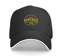 CTRLTSXUS Vintage 1942 - Diseño de cumpleaños Gorra de béisbol Wild Ball Hat Gorras de Pesca para Hombre Trucker Hat Caps Vintage para Hombres Mujer