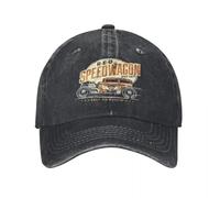 CTRLTSXUS Vintage 1971 REO Speedwagon Classic Car Demin Trucker Hat Durable for All Seasons Hats Woman Baseball Cap For Men