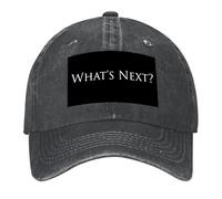 CTRLTSXUS West Wing ¿Qué Sigue en Gorra Negra de béisbol? Gorras de Hombre con Gorra de Derby para Hombre, Gorra de Pesca. Sombreros de Hombre, Femeninos.
