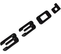 CTRONIC Emblema negro brillante 330d para maletero trasero para E90 E91 E92 E93 F30 F31 F32 F33 F34 HB3R1