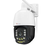 Ctronics 4K 30X Zoom Óptico 3D PTZ Cámara Vigilancia Exterior, Visión Nocturna de 180m, Seguimiento Automático con Zoom, Detección Persona/Vehículo/Animale, WiFi 2,4/5GHz, 256GB TF/FTP/Cloud, Metal
