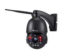 Ctronics [5MP 30X Zoom Óptico Camara Vigilancia WiFi Exterior 5/2.4Ghz, 360° PTZ IP Cámara Domicilio, 150M Visión Nocturna con Auto Crucero/Seguimiento/Zoom, Bluetooth/Cloud/PC, Metal, IP66