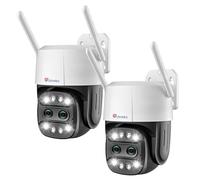 Ctronics 6X Zoom Híbrido Cámara Vigilancia WiFi Exterior con Doble Lente, PTZ Camara Seguridad Exterior, Seguimiento Zoom Automático, Detección Humano Visión Nocturna en Color Audio Bidireccional IP66