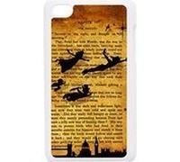 CTSLR Peter Pan - Funda rígida para iPod Touch 4 4G de 4ª generación, 1 unidad, color negro y blanco, 3