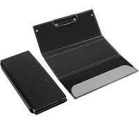 CTTPEG Portapapeles de enfermería plegable, 3 capas, portapapeles médico con hojas de trucos, tamaño de bolsillo, portapapeles de aluminio/plástico para enfermeras, estudiantes, médicos y personal