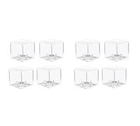 Ctwezoikmt 8 unidades de vitrina de béisbol, protección UV, resistente al polvo, vitrinas de acrílico transparentes para recuerdos de béisbol