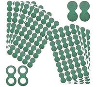 Ctyjia 18650 Aislantes de Baterías, Anillos Aislantes de Batería, 100x Anillos Huecos + 100x Anillos Macizos Almohadilla Aislada de Electrodo