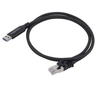 CU0403 Cable USB 3.0 RJ45 Plug,USB A-Macho niquelado 3 metros S/FTP LOGILIN