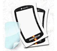 CUAC REVOLUTION 2 X Pegatinas Bandera ESPAÑA Nombre EN Vinilo para Garmin 1030 + Protector HIDROGEL Bici BTT Bicicleta Personalizable