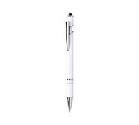 CUAC REVOLUTION Elegante Bolígrafo para Regalar PERSONALIZADO (Nombre o Texto) • Bolígrafo Blanco y Puntero para Dispositivos Moviles