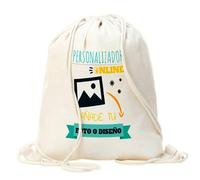 CUAC REVOLUTION Mochila saco niño personalizada. Mochila de cuerdas personalizada infantil para la Vuelta al cole o guardería. Mochila saco personalizada. Mochilas infantiles personalizadas