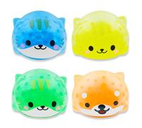 Cuackamily 4 Piezas Bolas Antiestres, Juguetes Antiestres Squeeze, Juguetes Sensoriales, Squishy Toy Animales Fidget Toys Set para Niños Adultos Ansiedad Alivio Navidad Cumpleaños Regalo para Clase