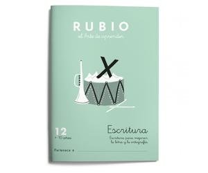 Cuadernillo rubio n. 12 escritura