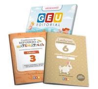 Cuadernillo Verano 1 Primaria | Sumas y Restas 6 Años y Comprensión Lectora | Pack Lecturas Comprensivas GEU 6 + Matematicas Comprensivas Cálculo 3 (VACACIONES GEU)