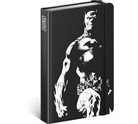 Cuaderno a rayas, pequeño cuaderno para adultos y niños, cuaderno de notas de tapa dura (Batman - Dark Knight)