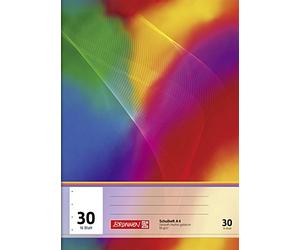 Cuaderno A4 Brunnen 104493002, 16 hojas, en blanco, perforadas y con agujeros