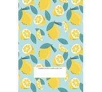 Cuaderno A4 Cuadrícula 5x5: Cuadrícula 5x5 - 100 páginas - 50 hojas - portada de limones - cuaderno cuadriculado 5mm - cuaderno cuadriculado 5x5 con ... sin espiral - libretas bonitas a4