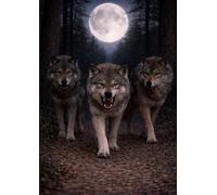 Cuaderno A4 de Hojas Blancas - Álbum Creativo para Dibujo y Escritura con 110 Páginas Numeradas Sin Líneas | Versión Lobos del Bosque: Álbum creativo ... escribir y tomar notas con total libertad.