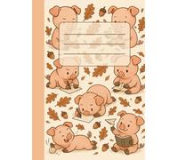 Cuaderno A4 de Hojas Blancas - Álbum de Dibujo y Escritura con 110 Páginas Numeradas Sin Líneas | Versión Cerditos: Cuaderno sin líneas con páginas ... y tomar notas. Apto para todas las edades.