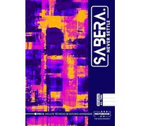 Cuaderno A4 de Una Línea 7mm: 100 Hojas Foliadas Rayado Horizontal: Libreta Grapada SABERA con 5 Técnicas de Estudio Para Estudiantes - Organizado con un Índice