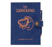 Cuaderno A5 cuadricula Rey Leon con Boli - Diario personal o Journaling notebook A5 | Regalo mujer original : Bloc de notas - Cuadernos tapa dura con marcapáginas, 192 págs