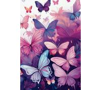 Cuaderno A5 de Mariposas Moradas I Libreta de Notas con diseño de Mariposas Moradas: Perfecto para tus Notas, Ideas, Apuntes, Esquemas I Regalo Ideal para Niños y Adultos