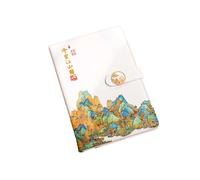 Cuaderno A5 de mil millas de montañas y ríos, cuaderno de mil millas de montañas y ríos, color blanco