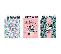 Cuaderno A5 espiral con divisores Minnie Mouse - Coolpack - Organización y estilo Disney para el día a día