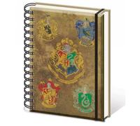 Harry Potter sr72083 Hogwarts de los Escudos - Cuaderno tamaño A5 Notebook