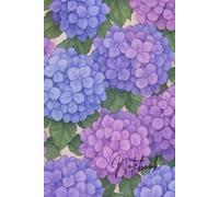 Cuaderno A5 Hortensia Acuarela - Bonito, Rayado y Perfecto para Diario o Regalo