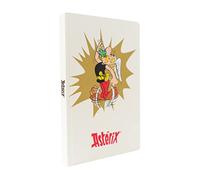 Cuaderno A5 lineas Asterix - Journaling notebook A5 | Bloc de notas A5 - Cuadernos tapa dura con marcapáginas, 180 págs