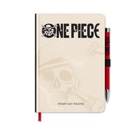 Grupo Erik Cuaderno One Piece : Cuaderno A5 lineas con Boli - Diario personal o Journaling notebook A5 | Bloc de notas - Cuadernos tapa dura con marcapáginas, 192 págs - One Piece merchandising