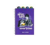 Cuaderno A5 PNE15 Con Puntos Wednesday Bullet Journal Regalo Cumpleaños Morado
