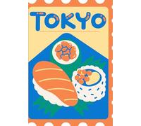 Cuaderno A5 Tokyo Sushi Kawaii | Libreta de Puntos Dot Grid | Diseño Pop Art Japonés: Colección SHIHARU STUDIO - 110 páginas - Tapa Blanda Ilustrada