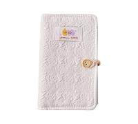 Cuaderno A6 de tela rosa para ahorrar dinero, planificador de presupuesto desmontable recargable con sistema de sobre, diario de dinero para presupuesto familiar, seguimiento de gastos y